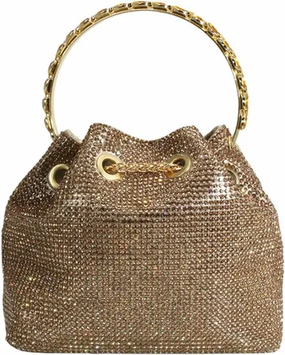 Miniatura 4 de DJBM Bolso de mano con diamantes de imitación para mujer, bolso de mano de noche para mujer, fiesta, graduación, cóctel, boda