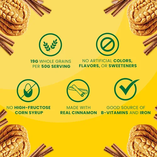 Miniatura 5 de belVita Galletas de desayuno con canela y azúcar morena, 12 paquetes (4 galletas por paquete)