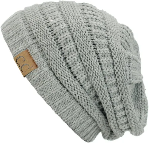 Miniatura 112 de C.C Trendy Warm Chunky Soft Stretch Cable Knit Beanie