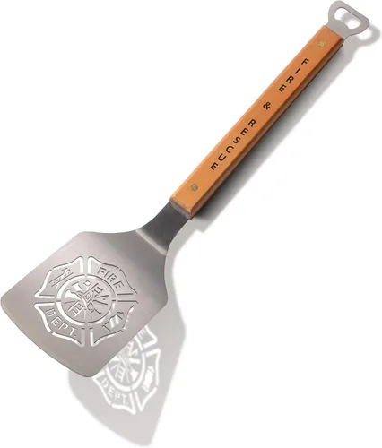 YouTheFan Universal Classic Series Sportula - Espátula para parrilla de acero inoxidable