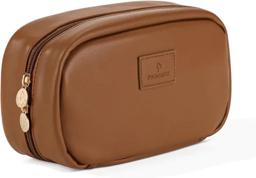 Miniatura 12 de Pocmimut Bolsa de maquillaje, bolsa de maquillaje plana abierta, accesorios para automóvil, organizador de artículos esenciales de viaje