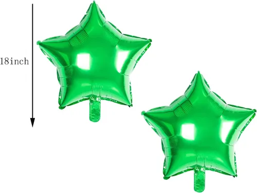 Miniatura 4 de 5 globos de dinosaurio de 35 pulgadas para decoración de cumpleaños para niños, globos de dinosaurio de papel de aluminio verde para Wild One Baby