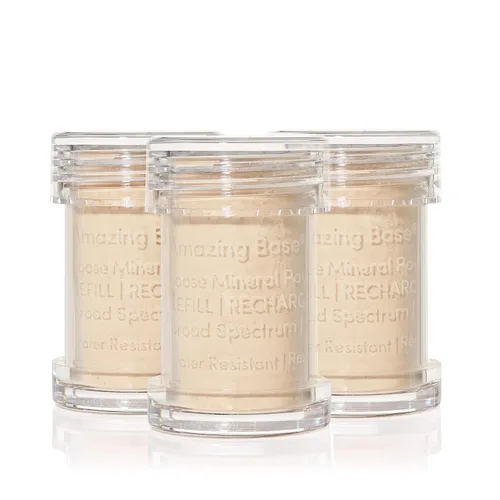 Miniatura 19 de jane iredale Amazing Base - Polvo mineral suelto, base luminosa con SPF 20, sin aceite, sin talco y sin peso, vegano y libre de crueldad animal