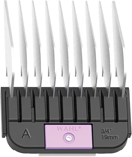 Miniatura 7 de WAHL Cortadora Profesional para Animales de Acero Inoxidable con Peine Guía Accesorio de Cuchilla Desmontable para Mascotas - #2, Longitud de Corte