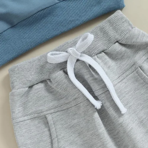Miniatura 6 de Conjunto de ropa de 2 piezas para bebés y niños pequeños para otoño e invierno