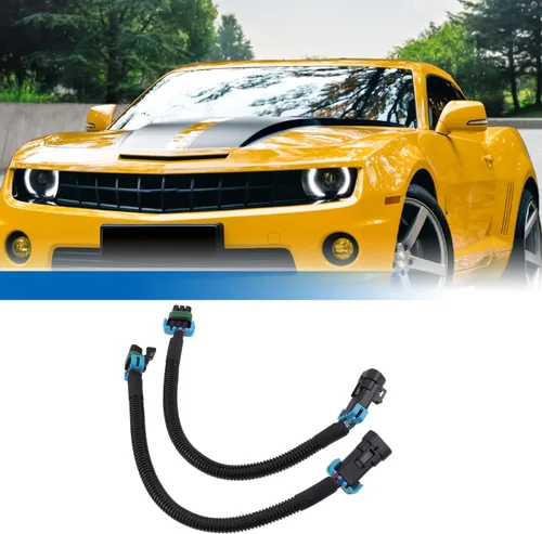 Miniatura 2 de X AUTOHAUX 2 piezas 38 cm de extensión de arnés de cabecera de sensor de oxígeno O2 para Chevrolet Camaro 2010-2013 para Chevrolet Corvette 2006-2013