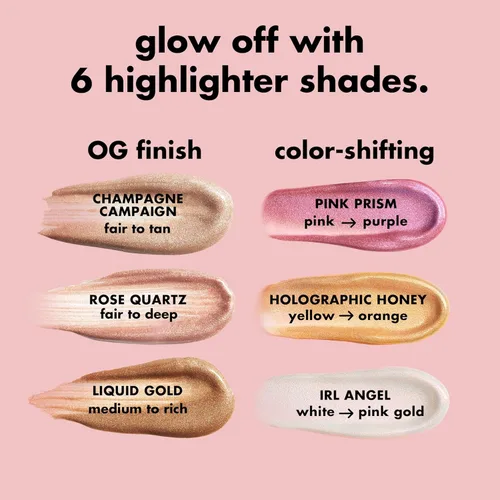 Miniatura 6 de e.l.f. Halo Glow - Varita de belleza iluminadora líquida para piel luminosa y brillante, fórmula construible, vegana y libre de crueldad, campaña