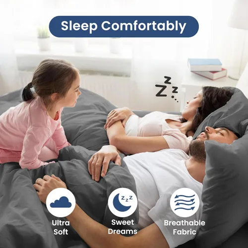 Miniatura 5 de Sábanas de 3 piezas para cama individual XL Lista de verificación para universidad y dormitorio Sábanas ligeras, suaves y transpirables Mezcla
