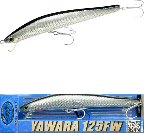Miniatura 32 de LUCKY CRAFT FlashMinnow 125 YAWARA, señuelos de pesca de agua salada, accesorios y equipo de pesca de surf Jerkbait, señuelos de pesca de fletán