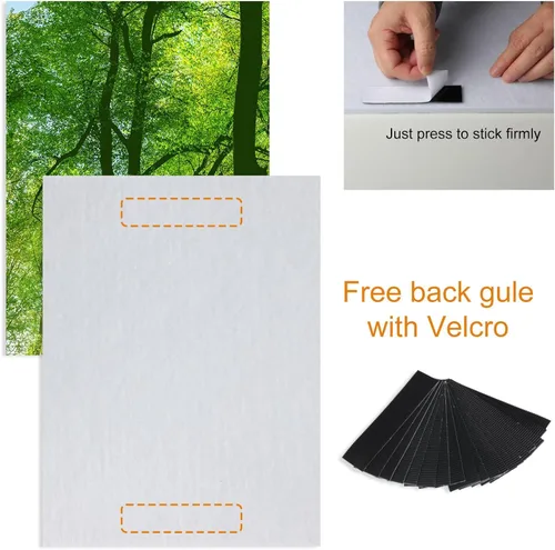 Miniatura 7 de YPY Paneles acústicos para paredes: 8 unidades de 48 x 32 pulgadas, paneles acústicos decorativos para amortiguar el sonido, tratamiento absorbente