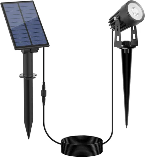 Miniatura 9 de APONUO Luces Solares de Metal para Exteriores, Luces Solares para Exteriores Impermeables, Foco Solar para Paisaje para Iluminación de Jardín