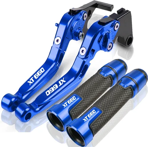 Miniatura 14 de Para Yamaha XT660 XT660X XT660R XT660Z 2004-2020 Palancas de embrague de freno extensibles plegables para motocicleta, embrague de freno ajustables