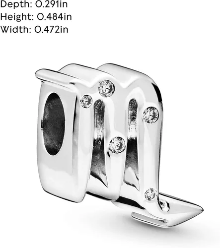 Miniatura 5 de PANDORA Joyería brillante con circonita cúbica del zodiaco Escorpión en plata de ley Metal Circonita cúbica