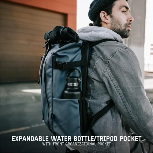 Miniatura 9 de WANDRD PRVKE - Paquete de fotografía de 21 litros: mochila de viaje y cámara resistente a la intemperie con funda para portátil, acceso lateral Azul