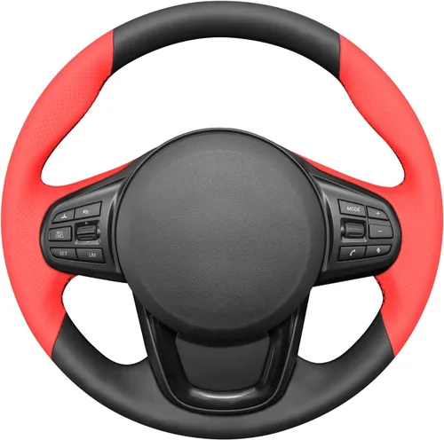 MEWANT Funda cosida a mano para volante de automóvil para Toyota GR Supra 2020-2024, accesorios para volante para Toyota GR Supra 2020-2024