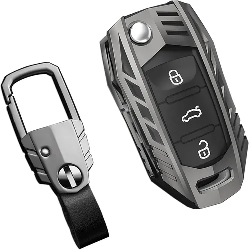 Miniatura 54 de Funda para llavero Nissan con llavero, elegante y duradera funda de protección de aleación de zinc compatible con Altima Maxima Rogue Armada