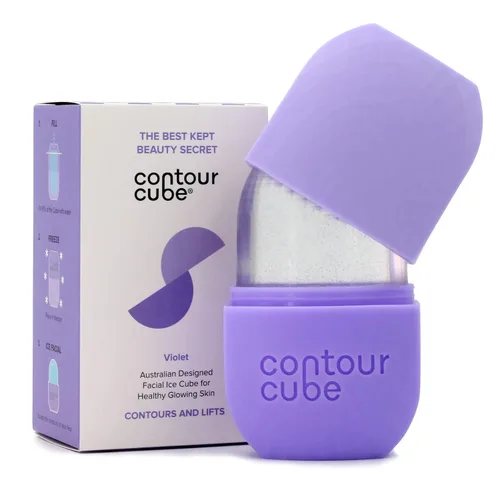 Miniatura 10 de Contour Cube Mini rodillo de hielo revolucionario para esculpir y deshinchar - Rodillo de hielo facial y masajeador - Molde de hielo para la cara
