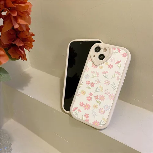 Miniatura 4 de Ownest Funda compatible con iPhone 13 Pro Max con bonito patrón floral de flores para mujeres y niñas, funda de silicona suave con protección