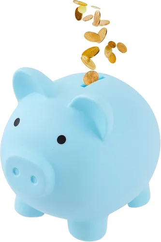 GADIEDIE Alcancía para niños, banco de dinero de plástico irrompible, banco de dinero para bebés, regalos prácticos para cumpleaños, festivales,
