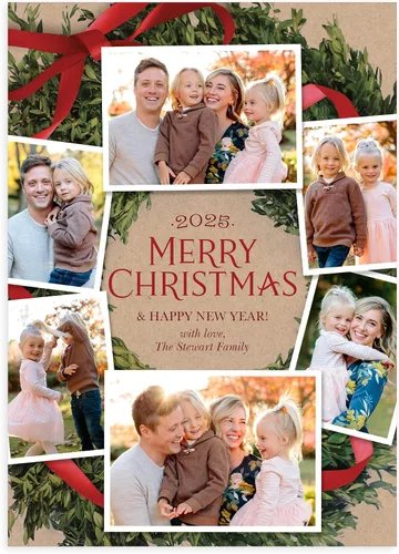 Miniatura 13 de Let's Make Memories Tarjetas de Navidad personalizadas con sobres, calidad premium, 5 x 7 – Tarjetas navideñas 2025 y sobres blancos – Corona Corona