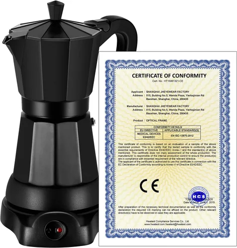 Miniatura 8 de SHANGSKY Cafetera Eléctrica Olla de Moka de 6 Tazas, Cafetera de Espresso Eléctrica Cafeteras Eléctricas Cafetera Italiana de Espresso Portátil