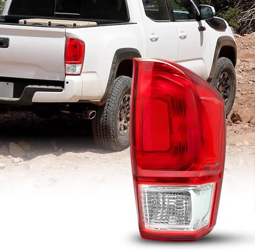 AUTOONE Conjunto de luces traseras para Toyota Tacoma, conjunto de lámpara trasera compatible con camioneta Tacoma 2016-2023, trasero de fábrica OEM