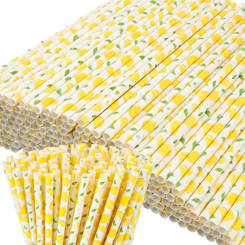Miniatura 8 de Domensi 50 pajitas de plástico desechables para beber, reutilizables, bandera a rayas, suministros para fiestas de verano para decoración