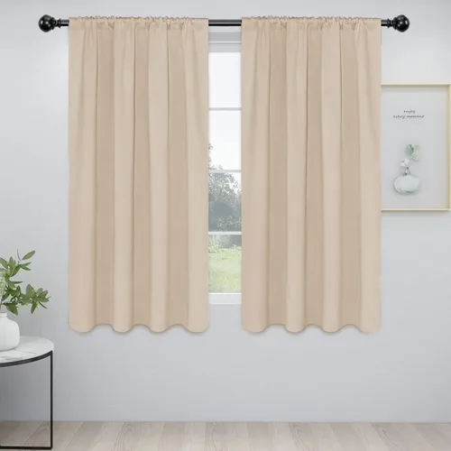 Miniatura 112 de Easy-Going - Cortinas opacas con bolsillo para varilla para el dormitorio, cortinas para ventanas que oscurecen la habitación o la sala de estar