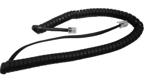 The VoIP Lounge Cable rizado negro de 9 pies para Mitel 5000 6000 Series IP Phone 5304 5312 5324 5320 5330 5340 5360 5207 5212 5215 5220 5224 5235