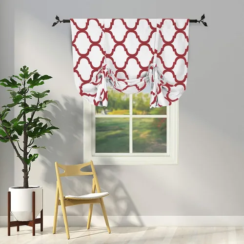 Miniatura 59 de Melodieux - Cortinas de bolsillo de moda marroquí para cocina, cafetería o baño, pequeñas ventanas