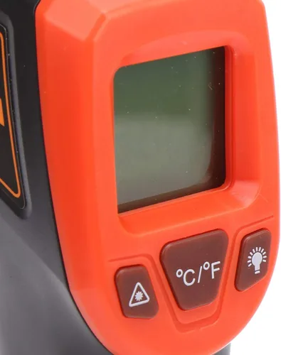 Miniatura 6 de Pistola de medición de temperatura, termómetro infrarrojo, termómetro industrial, con pantalla LCD GM320S para tuberías de agua caliente, partes