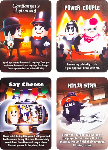 Miniatura 7 de Lost Boy Entertainment King's Cup Extreme - Juegos de fiesta - Juegos de cartas para adultos - Noche de cita - Juegos para parejas - Juegos de viaje