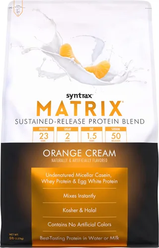 Miniatura 10 de Syntrax Nutrition Matrix - Mezcla de proteína de liberación sostenida, galletas y crema 2 libras. Verdaderos trozos de galleta