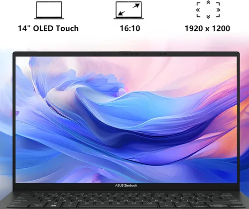 Miniatura 5 de ASUS Zenbook 14 OLED portátil Pantalla táctil OLED Lumina WUXGA de 14" (100% DCI-P3, 500 nits HDR) Intel Ultra 7 255H de 16 núcleos