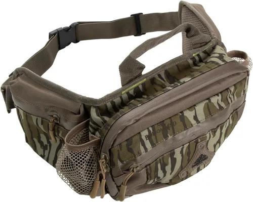 North Mountain Gear Cangurera de camuflaje – Riñonera ligera e impermeable para caza, para exteriores, senderismo, camping, accesorios (Mossy Oak