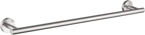 Miniatura 9 de TASTOS Toallero de baño de 23.6 pulgadas, color negro mate, acero inoxidable SUS304 de alta calidad, estilo redondo, soporte resistente, barra