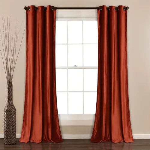 Miniatura 17 de Lush Decor Prima Velvet - Par de paneles de cortinas de ventana de terciopelo sólido con filtro de luz, 38" de ancho x 84" de largo, negro