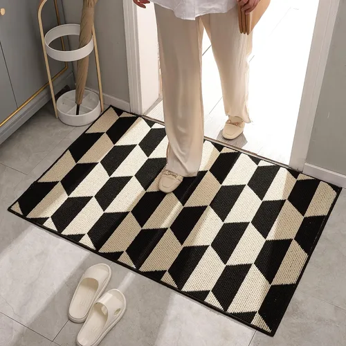 Miniatura 21 de GRANNY SAYS Tapete para puerta, de 32 x 20 pulgadas, tapete de bienvenida para exteriores, antideslizante, absorbe la suciedad para la entrada