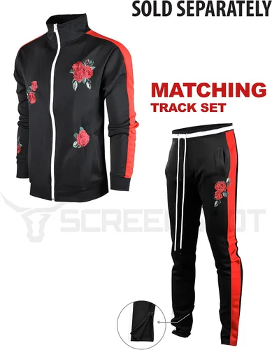 Miniatura 6 de Screenshot - Pantalones deportivos con cinta lateral estilo Hip Hop, ajuste ceñido, para hombre