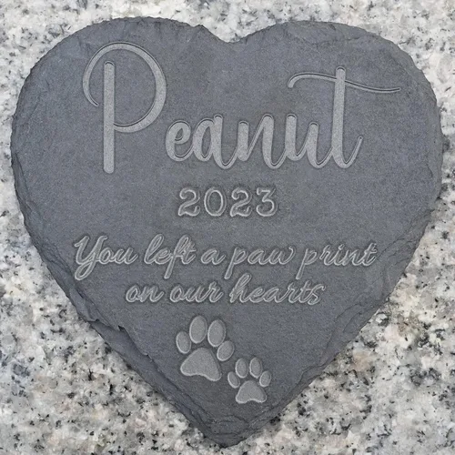Miniatura 21 de Regalo conmemorativo de la pérdida de perro, piedra conmemorativa personalizada para mascotas, lápida de condolencias para perros por pérdida