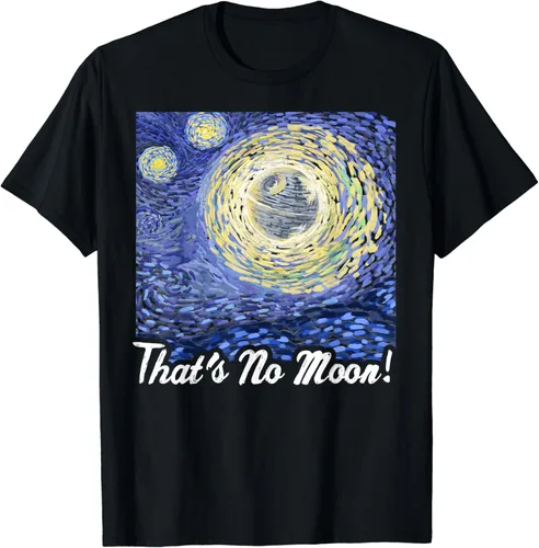 Miniatura 2 de Star Wars Muerte Noche estrellada Que No es Luna. Graphic playera, Marino