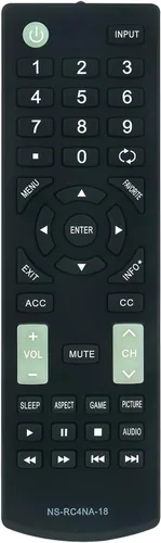NS-RC4NA-18 Reemplazo de control remoto para Insignia LED TV NS-40D420MX18 NS-49D420NA18 NS-55D420MX18 NS-40D420NA18 NS-55D420NA18 NS-39D310NA17