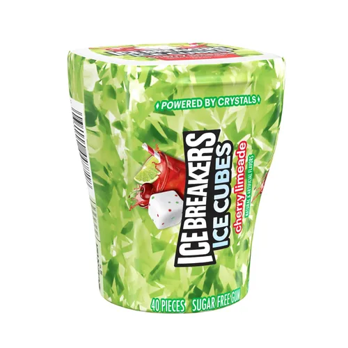 Miniatura 3 de ICE BREAKERS Ice Cubes - Botella de goma de mascar sin azúcar, 3.24 oz (40 piezas)