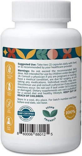 Miniatura 2 de Pattern Wellness Curcumina de cúrcuma – 95% curcuminoides con pimienta negra BioPerine – Apoya la salud articular, cognitiva e inmunológica – Sin