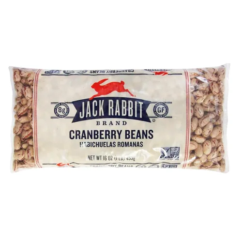 Miniatura 2 de Jack Rabbit Cranberry / Frijoles romanos (paquete de 3) bolsas de 16 onzas