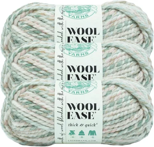Miniatura 102 de Lion Brand Yarn - Ovillo de lana Wool-Ease Thick & Quick color fuerza aérea