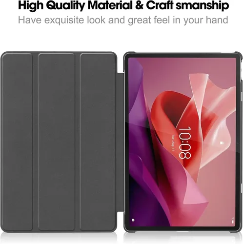 Miniatura 8 de Gylint Funda inteligente de piel sintética ultrafina para Lenovo Tab P12 Pro (2ª generación), P12, Xiaoxin Pad Pro de 12.7 pulgadas 2024, funda