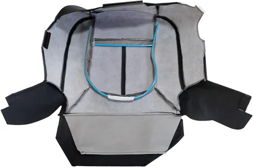 Miniatura 7 de Priprilod Funda de Asiento de Reemplazo de Cuero Negro Perforado para el Lado del Conductor Compatible con Ford F250 F350 F450 F550 Lariat 2011 2012