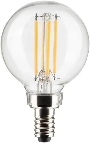 Miniatura 2 de Satco Bombillas LED E12 de 5.5 W, 4000 K, clasificación de 15000 horas, regulables