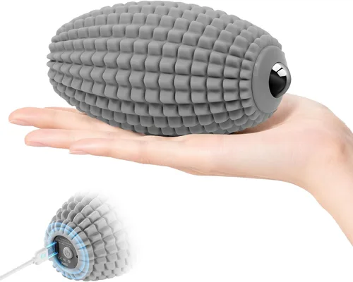 Miniatura 8 de Pelota de masaje vibratoria para recuperación muscular, bola de masaje miofascial de silicona, alivio de fascitis plantar, liberación de cadera